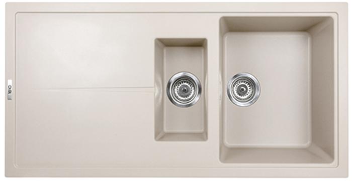1810 BLADEDUO 150i BLD/150/I/PQ/REV/921 600mm 1.5 Bowl Purquartz Inset Sink Champagne