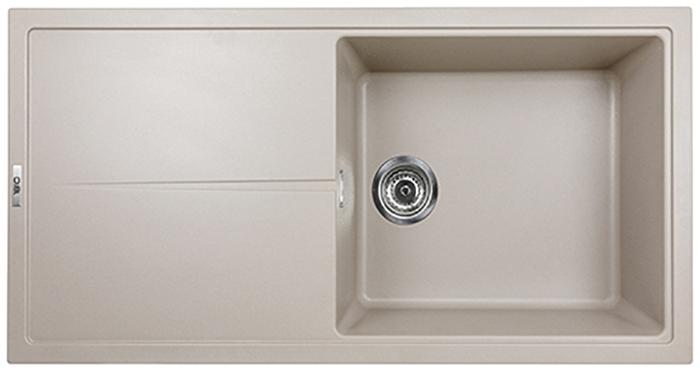 1810 Bladeuno 100i Large BLU/100/I/PQ/REV/LGE/911 600mm Single Bowl Purquartz Inset Sink Champagne
