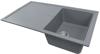 1810 Bladeuno 860i BLU/86/I/PQ/REV/903 450mm Single Bowl Purquartz Inset Sink Grey