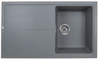 1810 Bladeuno 860i BLU/86/I/PQ/REV/903 450mm Single Bowl Purquartz Inset Sink Grey