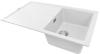 1810 Bladeuno 860i BLU/86/I/PQ/REV/905 450mm Single Bowl Purquartz Inset Sink Polar White