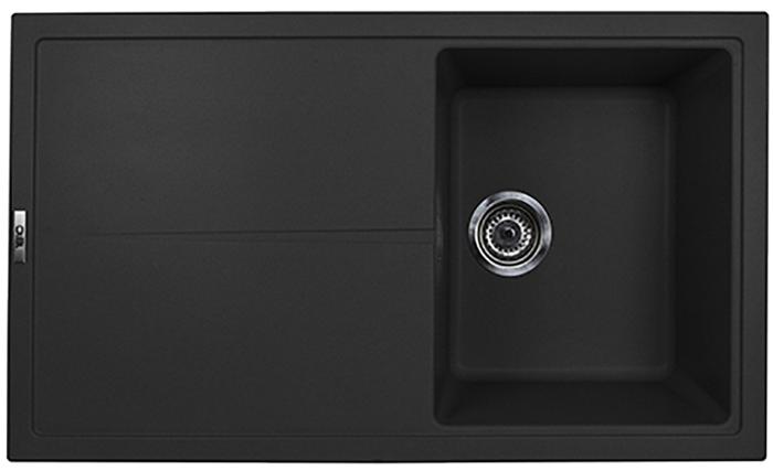 1810 Bladeuno 860i BLU/86/I/PQ/REV/900 450mm Single Bowl Purquartz Inset Sink Metallic Black