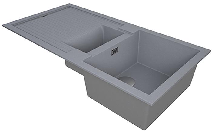 1810 Shardduo 150i SD/150/I/PQ/REV/822 600mm 1.5 Bowl Purquartz Inset Sink Grey