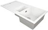 1810 Shardduo 150i SD/150/I/PQ/REV/821 600mm 1.5 Bowl Purquartz Inset Sink Polar White