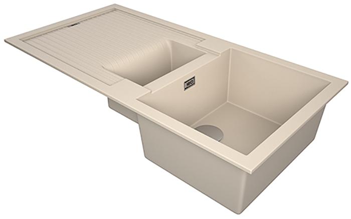 1810 Shardduo 150i SD/150/I/PQ/REV/823 600mm 1.5 Bowl Purquartz Inset Sink Champagne