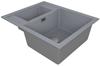 1810 Shardduo 615i SD/615I/PQ/802 600mm 1.5 Bowl Purquartz Undermount Sink Grey