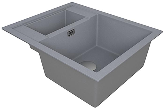 1810 Shardduo 615i SD/615I/PQ/802 600mm 1.5 Bowl Purquartz Undermount Sink Grey