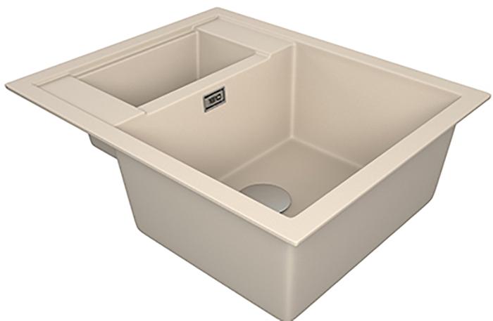 1810 Shardduo 615i SD/615I/PQ/803 600mm 1.5 Bowl Purquartz Undermount Sink Champagne