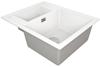 1810 Shardduo 615i SD/615I/PQ/801 600mm 1.5 Bowl Purquartz Undermount Sink Polar White