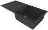 1810 Sharduno 100i SU/100/I/PQ/REV/810 600mm Single Bowl Purquartz Inset Sink Metallic Black