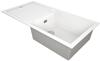 1810 Sharduno 100i SU/100/I/PQ/REV/811 600mm Single Bowl Purquartz Inset Sink Polar White