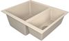 1810 Cavaduo 335/155U CD/3315/U/PQ/REV/723 600mm 1.5 Bowl Purquartz Undermount Sink Champagne