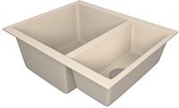 1810 Cavaduo 335/155U CD/3315/U/PQ/REV/723 600mm 1.5 Bowl Purquartz Undermount Sink Champagne