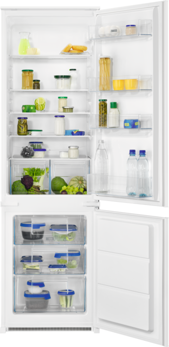 Zanussi ZNLN18FS1 Series 40 70/30 Low Frost Integrated Fridge Freezer White