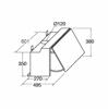 Matrix MIN600SI Integrated Extractor 60cm Hood Silver