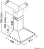 OEM CHL90SS 90cm Chimney Hood Stainless steel