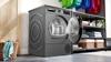 Bosch WGG244ZCGB Series 6 9 kg 1400 rpm Washer + WQG245R9GB Series 6Heat pump tumble 9 kg Dryer Freestanding Washing Machine and Dryer Cast Iron Grey