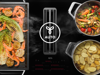 AEG CCE84751FB 8000 Series 83cm Induction Extrator Hob Induction Hob Black