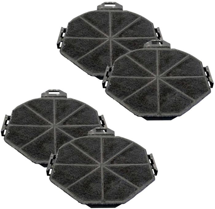 OEM SIACHA17 (Pack of 2) Carbon Re-circulation Filters Hood Filters Black