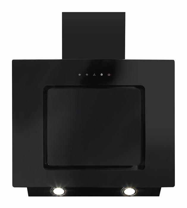 CDA EVA60BL 60cm Angled Extractor Hood Black