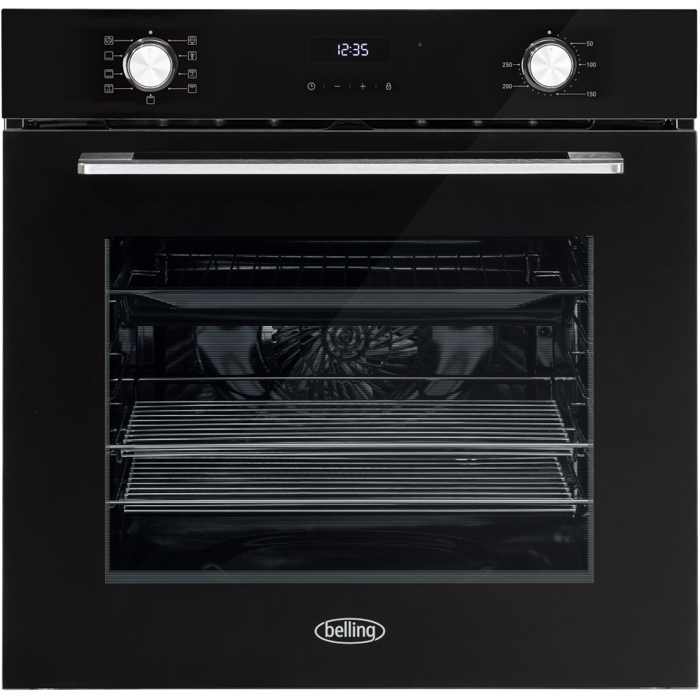 Belling BEL BI603MF  60cm 444411626  Multifunction Built-in Single Electric Oven Black