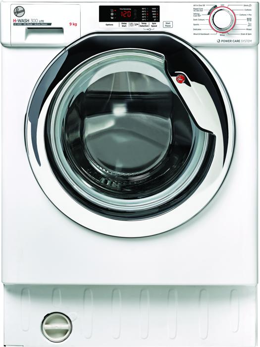 Hoover HBWS 49D2ACE H-WASH 300 LITE 9kg 1400 Spin (  HBWS49D2ACE ) Integrated Washing Machine White