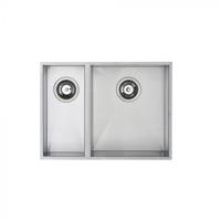 Carysil SQI07RH QUBE (RH main bowl)  1.5 Bowl (Undermount or Inset) Undermount Sink Stainless steel