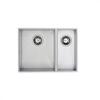 Carysil SQI07LH Qube (LH Main Bowl) 1.5 Bowl ( Undermount or inset) Undermount Sink Stainless steel