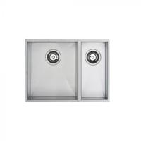 Carysil SQI07LH Qube (LH Main Bowl) 1.5 Bowl ( Undermount or inset) Undermount Sink Stainless steel