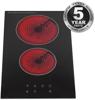 OEM CERH31BL 30cm 2 Burner Domino Ceramic  With Touch Control Ceramic Hob Black