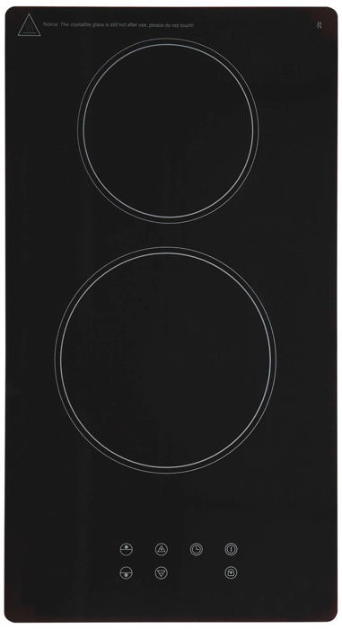 OEM CERH31BL 30cm 2 Burner Domino Ceramic  With Touch Control Ceramic Hob Black