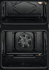 AEG DEK431010M 6000 Series Surroundcook with clean enamel cleaning Built-in Double Electric Oven Stainless steel