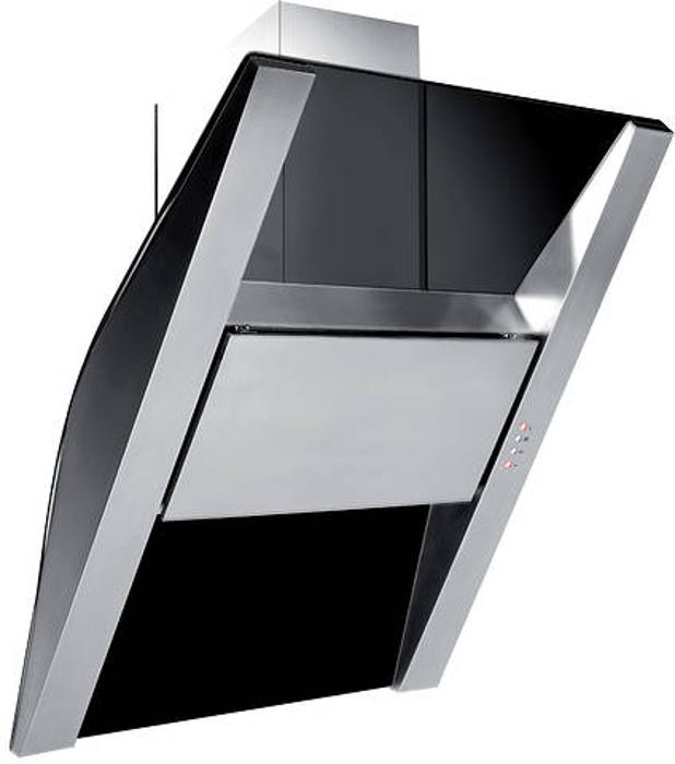 Baumatic BTC918GL 90cm Glass Chimney Hood Hood Black / Stainless Steel