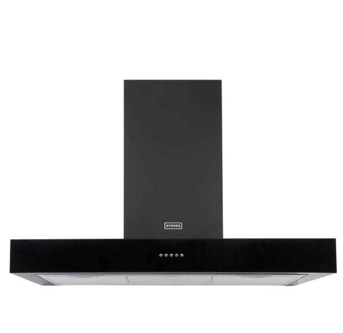 Stoves S1000 Sterling Flat 100cm 444442858 Hood Black