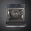 Smeg SOP6104TPG 60cm Linea Pyrolytic Built-in Single Electric Oven Neptune Grey