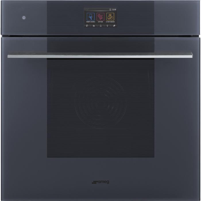 Smeg SOP6104TPG 60cm Linea Pyrolytic Built-in Single Electric Oven Neptune Grey