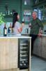 Caple WI3125GM 30cm Undercounter Single Zone Wine Cabinet Wine Cooler Gunmetal
