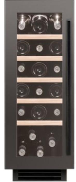 Caple WI3125GM 30cm Undercounter Single Zone Wine Cabinet Wine Cooler Gunmetal