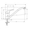 1810 BILANCIOUNO 965i Rev Single Bowl /431 + Carysil HS605 Single Lever Tap ( Sink and Tap ) Stainless Steel / Chrome