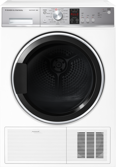 Fisher & Paykel DH9060P2 Series 7 Heat Pump 9kg Freestanding Dryer White