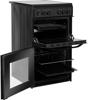 Hotpoint HD5V92KCB/UK 50cm 4 Ceramic Zone Hob Freestanding Electric Cooker Black