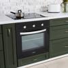 Montpellier MSFO59B Slim Depth (531mm) 59-Litre TruFan Built-in Single Electric Oven Black