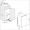 Bauknect KRI1884A+ (To Go In Tall Unit) 130Litres Larder Integrated Fridge 