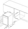 Amica ADI460 45cm Slimline 10 Place settings Integrated Dishwasher White