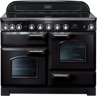 Rangemaster CDL110EIBL/C Classic Deluxe 110 90380 Induction Range Cooker Black / Chrome