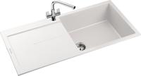 Rangemaster SCO1051CW Scoria Igneous Granite Inset Sink Crystal White