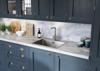 Rangemaster CSM60 Cosmo 1 bowl + Carysil HS605 Single Lever Tap ( Sink and Tap ) Stainless Steel / Chrome