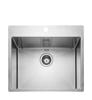 Rangemaster CSM60 Cosmo 1 bowl + Carysil HS605 Single Lever Tap ( Sink and Tap ) Stainless Steel / Chrome