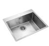 Rangemaster CSM60 Cosmo 1 bowl + Carysil HS605 Single Lever Tap ( Sink and Tap ) Stainless Steel / Chrome