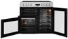 BEKO KDVC90X 90cm  5 Zone Ceramic hob Double Fan oven Electric Range Cooker Stainless steel